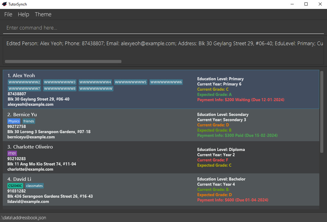 Example of Tags Overflowing Bug Remedy